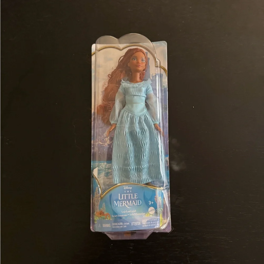 New Disney Little Mermaid Ariel Doll in Blue Dress